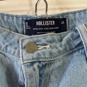 Hollister Light Blue Denim Shorts